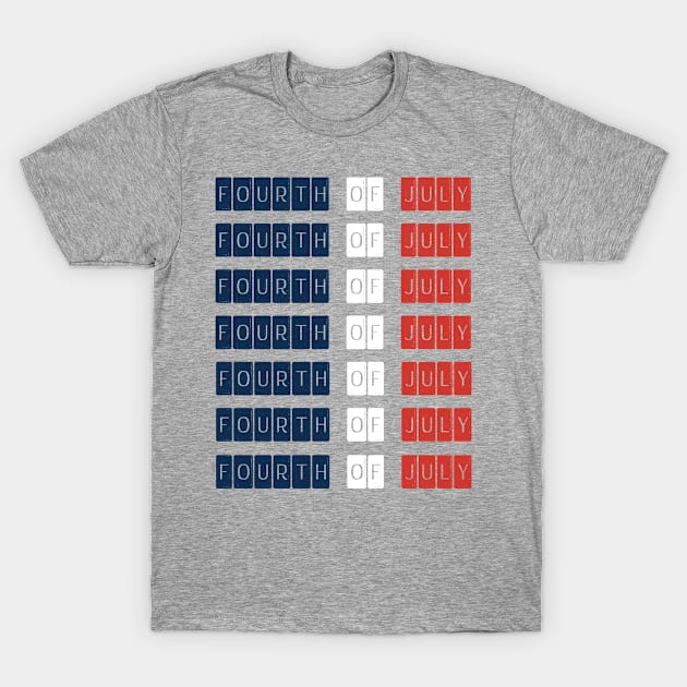 Fourth of July Celebration T-Shirt by Littleqi